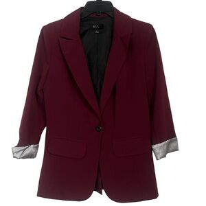 BCX Deep Burgundy Women's Blazer